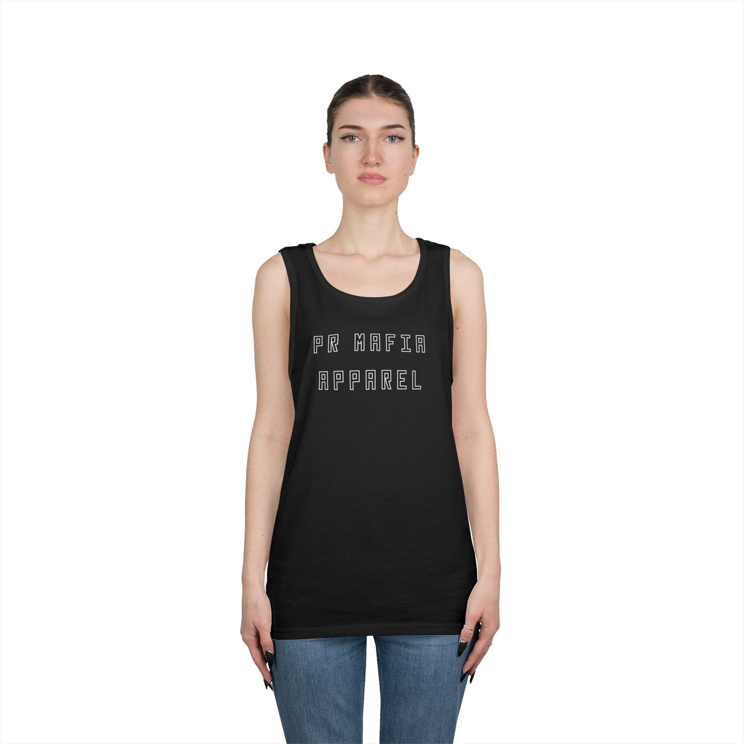 TREN TWINS QR Code Graphic Tank Top