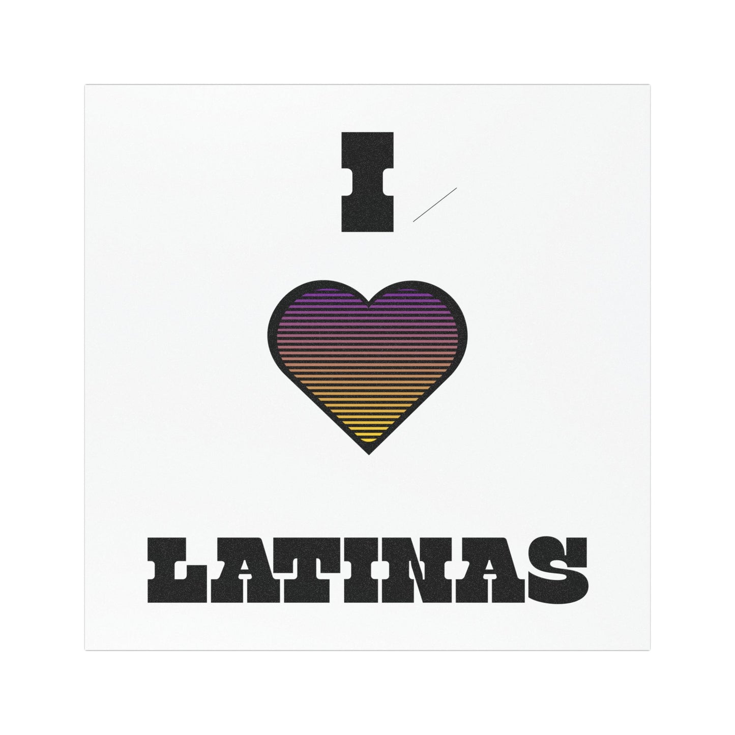 I Love Latinas Car Magnet