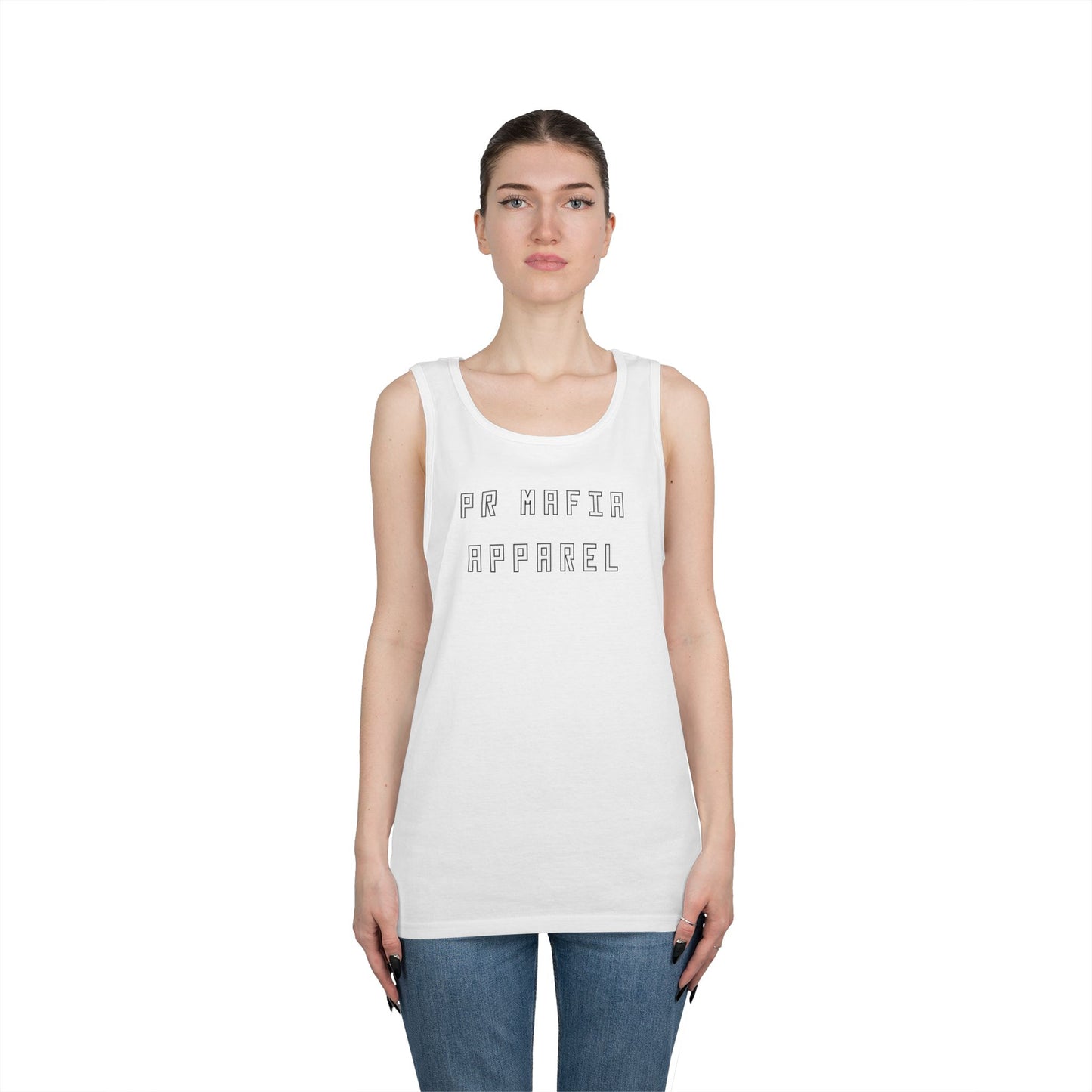 TREN TWINS QR Code Graphic Tank Top