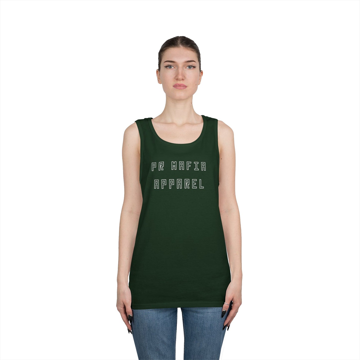 TREN TWINS QR Code Graphic Tank Top